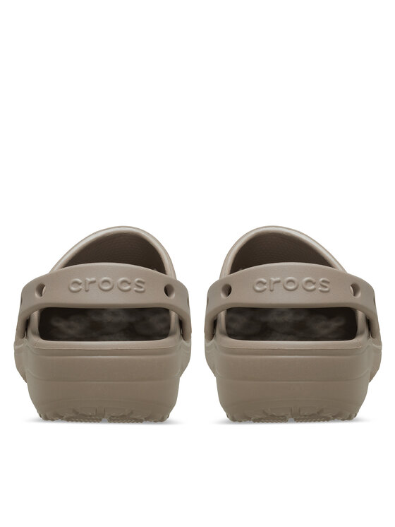 Crocs Crocs Klapki Classic Floral Cut Out Clog 210927 Brązowy