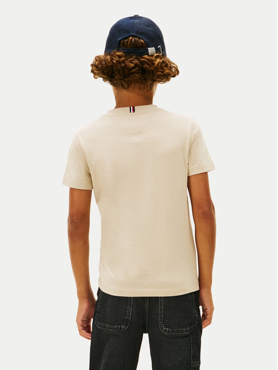 Tommy Hilfiger Tommy Hilfiger Marškinėliai KB0KB06879 Smėlio Regular Fit