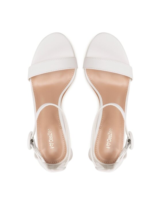 DeeZee DeeZee Sandale F89725-76 Alb