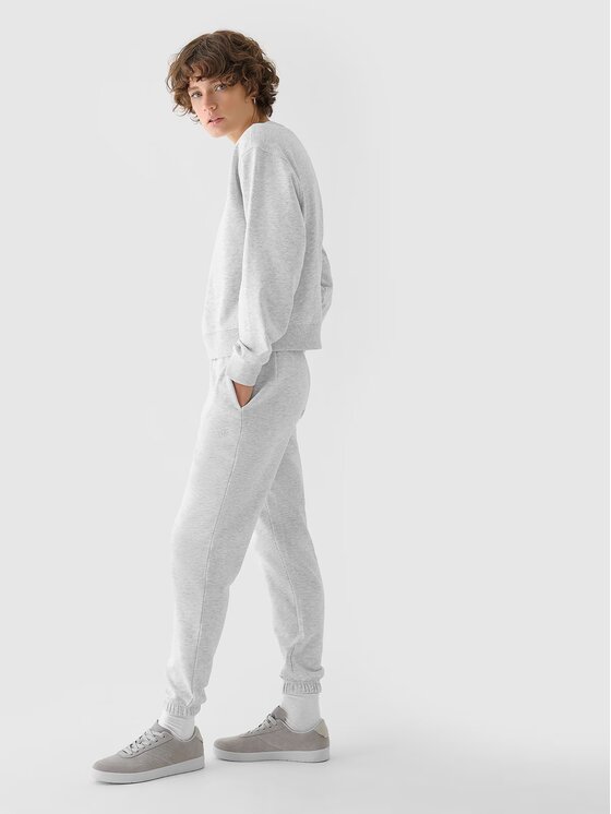 4F 4F Felpa 4FWMM00TSWSF1765-27M Grigio Regular Fit