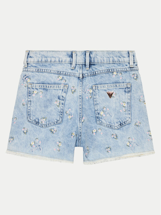 Guess Guess Džínové šortky J4GD38 D45E0 Modrá Regular Fit
