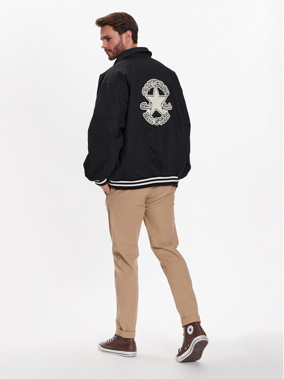 Converse Converse Übergangsjacke 10024619-A01 Schwarz Regular Fit