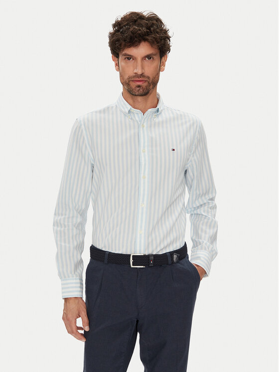 Tommy Hilfiger Tommy Hilfiger Košile MW0MW39159 Světle modrá Regular Fit