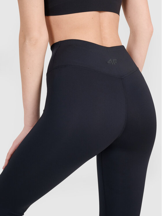 4F 4F Legginsy MULTI ACTIVE Czarny Slim Fit