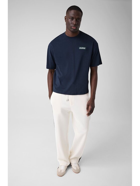 Guess Guess T-Shirt 183495 Modrá Classic Fit