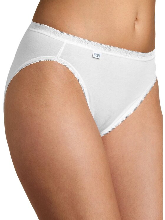 Sloggi Sloggi Komplet 3 par fig klasycznych 3 x Majtki damskie sloggi Basic+ Tai 3P 10007660 Biały