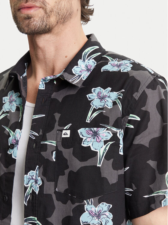 Quiksilver Quiksilver Košeľa Apero Classic Ss EQYWT04605 Čierna Regular Fit