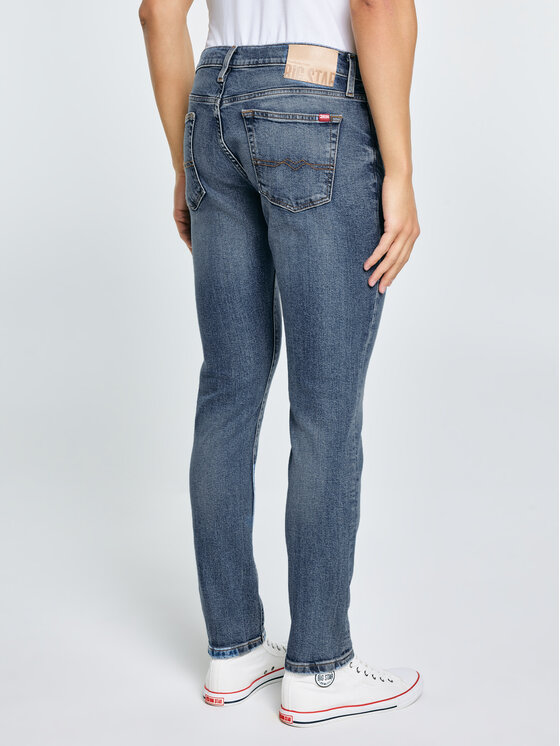 BIG STAR BIG STAR Jeansy TERRY SLIM Niebieski Slim Fit