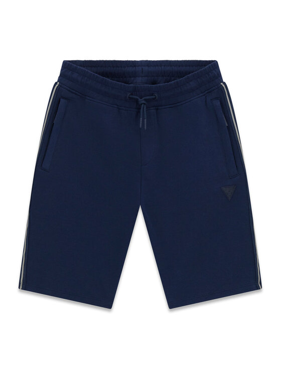 Guess Pantaloni scurți sport L6GD17 K6ZS1 Bleumarin Regular Fit