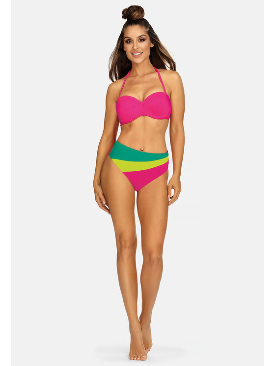 Feba Feba Dół od bikini FD164A Różowy