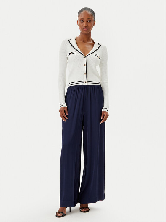 Fracomina Fracomina Kardigāns FR25ST8013K52401 Écru Slim Fit