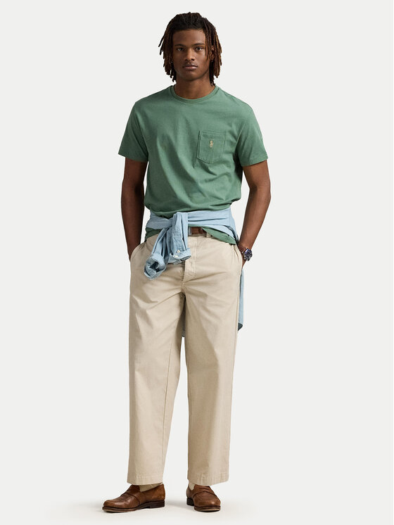 Polo Ralph Lauren Polo Ralph Lauren Marškinėliai 710704248270 Žalia Regular Fit