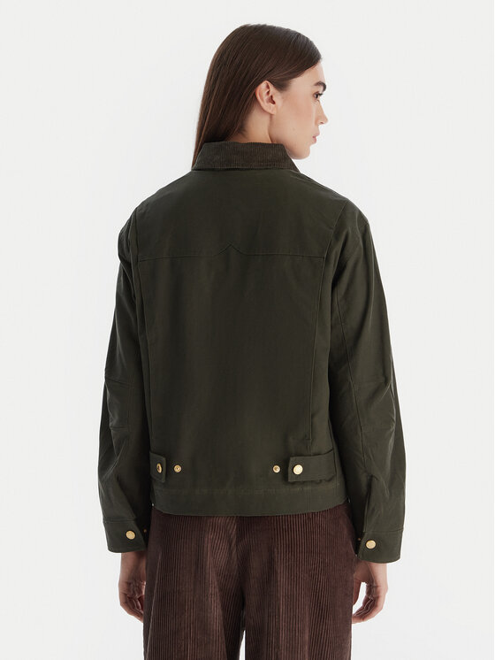 Hunter Hunter Μπουφάν μεταβατικό Leith HARW0065251 Πράσινο Oversize
