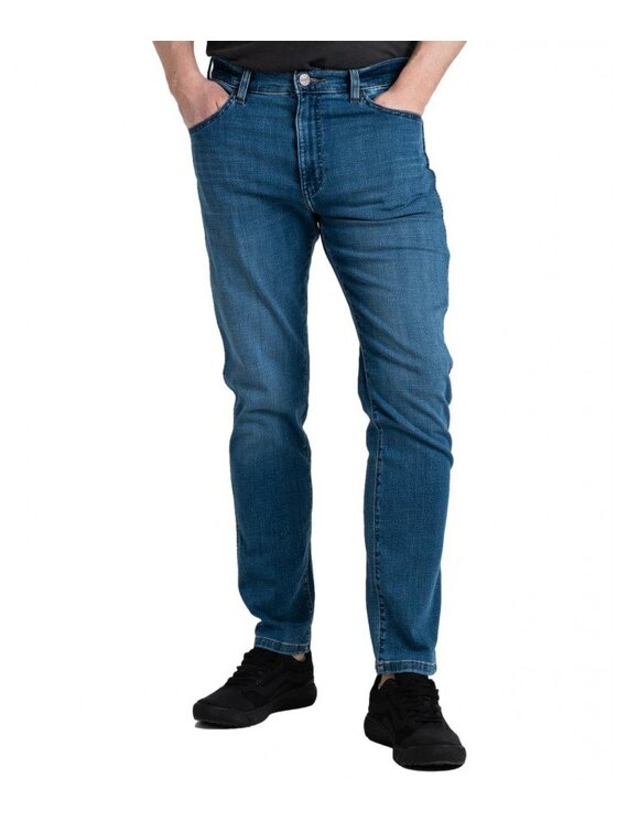 Wrangler Wrangler Jeansy LARSTON Niebieski Slim Fit