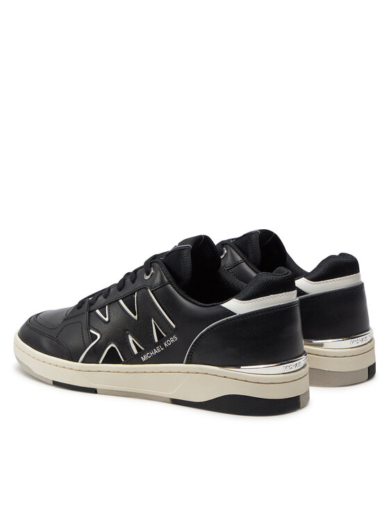 MICHAEL Michael Kors MICHAEL Michael Kors Αθλητικά Rebel Leather Sneaker 42S4RBFS3D Μαύρο