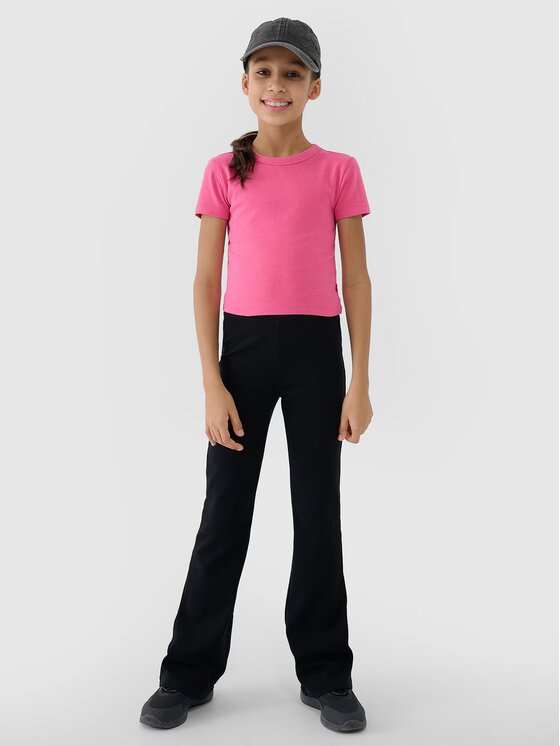 4F 4F T-Shirt 4FJWSS25TTSHF1852-54S Ροζ Slim Fit