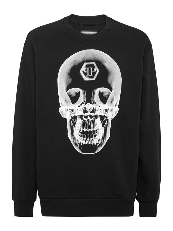 PHILIPP PLEIN PHILIPP PLEIN Bluza 423 Czarny Regular Fit
