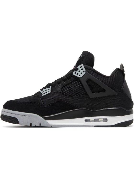 Nike Nike Sneakersy 4 Retro SE Black Canvas Czarny