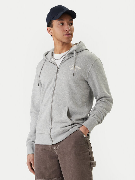 Quiksilver Quiksilver Mikina EQYFT05135 Šedá Regular Fit