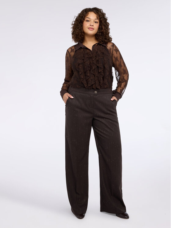 Fiorella Rubino Fiorella Rubino Camicia 5036T001439N032 Marrone Regular Fit