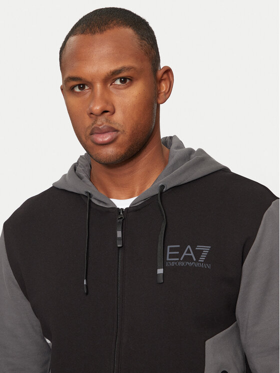 EA7 Emporio Armani EA7 Emporio Armani Džemperis 6DPM34 PJVTZ 1200 Juoda Regular Fit