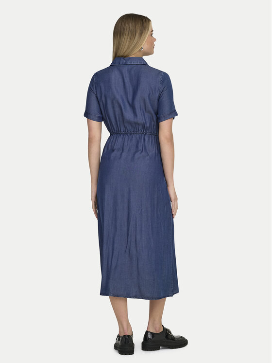 ONLY ONLY Džínové šaty Charis 15363971 Tmavomodrá Regular Fit