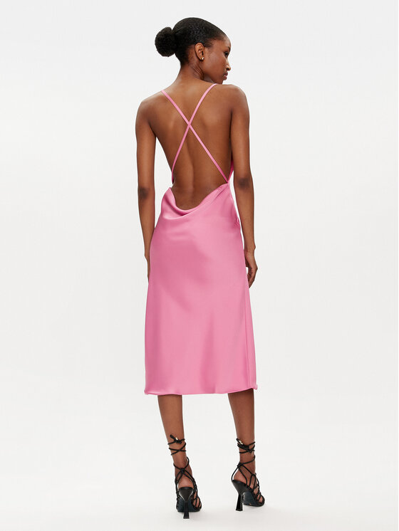 NORMA KAMALI NORMA KAMALI Sukienka koktajlowa ST1233CB976966 Różowy Regular Fit
