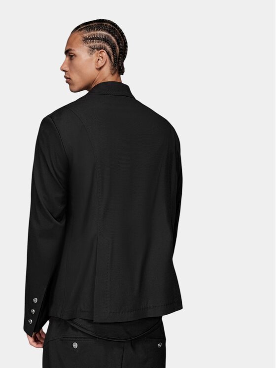 MADE BY SOCIETY MADE BY SOCIETY Kurtka anorak Mantra Hybrid Suit - G16973 Czarny Basic Fit