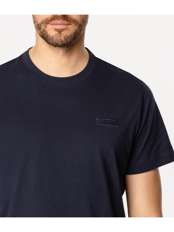 Lee Cooper Lee Cooper T-Shirt SIMPLE 1180 Granatowy Regular Fit