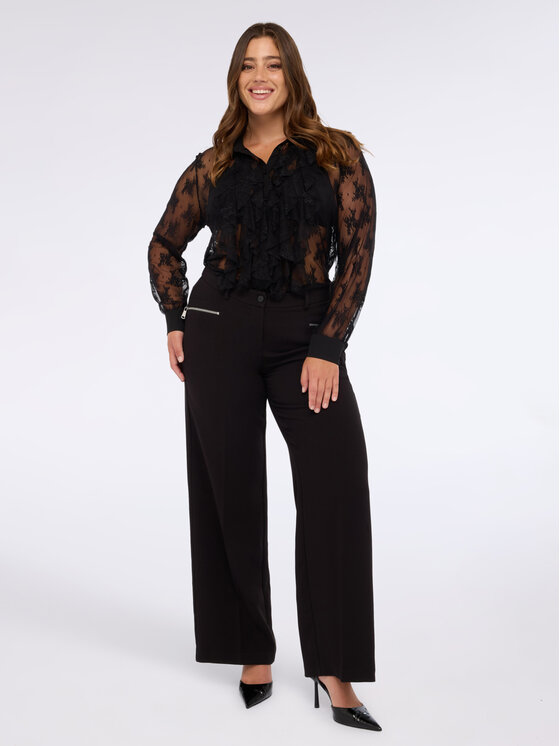 Fiorella Rubino Fiorella Rubino Camicia 5036T001439N033 Nero Regular Fit