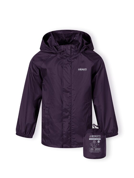 minoti minoti Kurtka przeciwdeszczowa 27KMJACKET4 Fioletowy Regular Fit