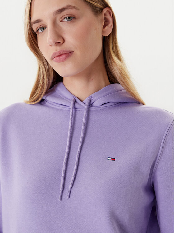 Tommy Jeans Tommy Jeans Felpa Flag DW0DW19958 Viola Regular Fit