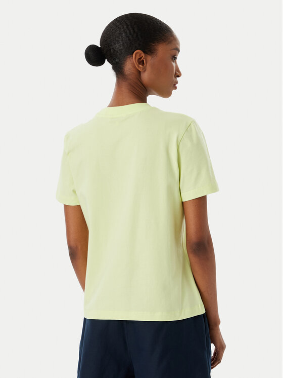 Tommy Hilfiger Tommy Hilfiger T-shirt Logo Embroidery WW0WW48699 Giallo chiaro Regular Fit