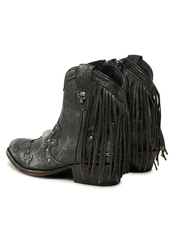 NEW ROCK NEW ROCK Kaubojiški batai M-WSTM003-S1 Juoda