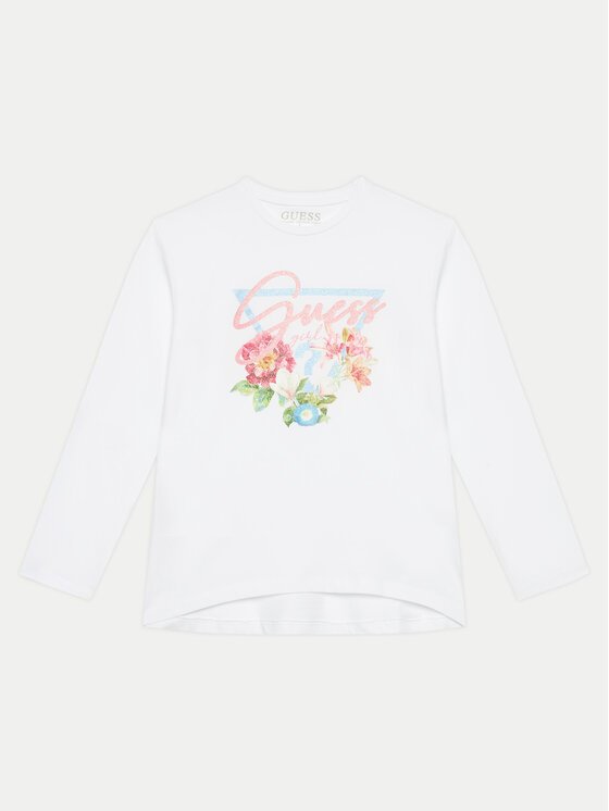 Guess Guess Блуза J4YI38 K6YW4 Бял Regular Fit