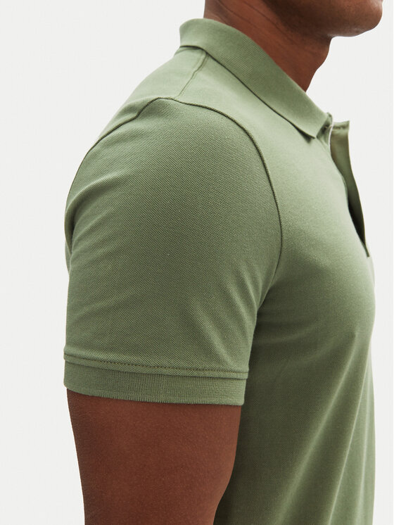 Tommy Jeans Tommy Jeans Polo DM0DM20676 Zielony Slim Fit