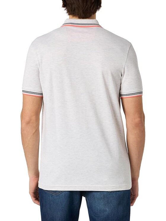 BOSS Boss Polo 50506193-056 Szary Slim Fit