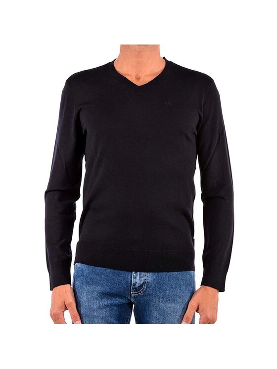 Armani Exchange Armani Exchange Sveter 8NZM3G ZM8AZ 1510 Tmavomodrá Regular Fit