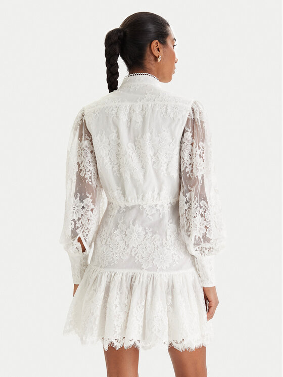 Bardot Bardot Коктейлна рокля Olessia 60268DB Бял Regular Fit