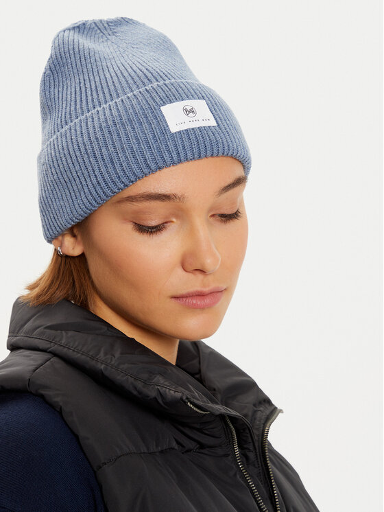 Buff Cepure Knitted Beanie Drisk 132330.761.10 Zils