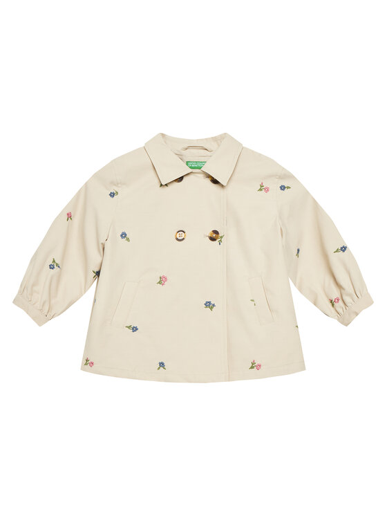 United Colors Of Benetton United Colors Of Benetton Демісезонний плащ 253WGN03T Бежевий Regular Fit