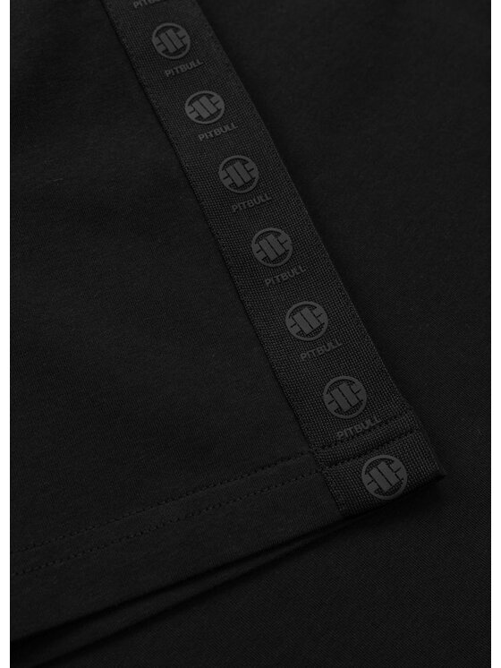 PITBULL PITBULL T-Shirt Koszulka męska TAPE NUGGET XXL Czarny Regular Fit