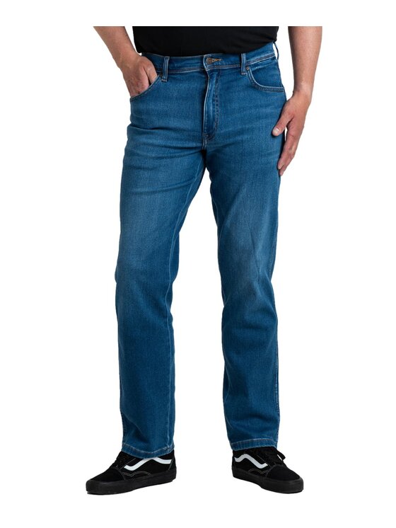 Jeansy Wrangler, Rozmiar 42/32, Niebieskie, Texas Rustic