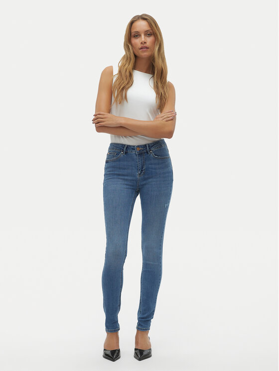 Vero Moda Vero Moda Jeansy Flash 10300173 Niebieski Skinny Fit