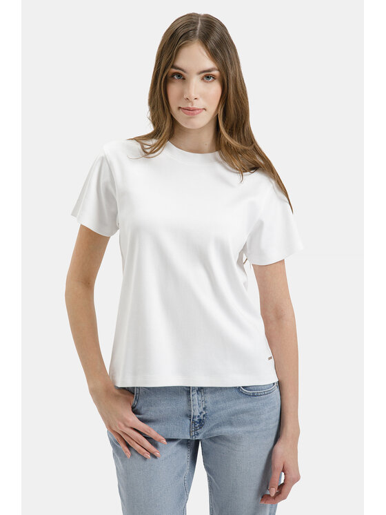 Cross Jeans Cross Jeans T-Shirt 56259-008 Biały