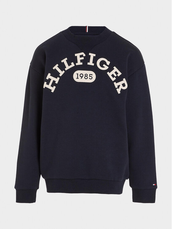 Tommy Hilfiger Tommy Hilfiger Mikina KB0KB08497 S Tmavomodrá Regular Fit