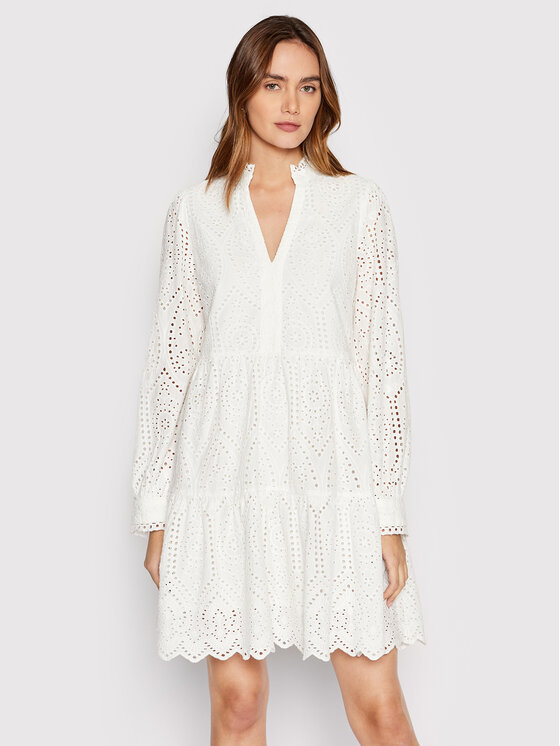 YAS YAS Kasdieninė suknelė Holi 26027162 Balta Relaxed Fit