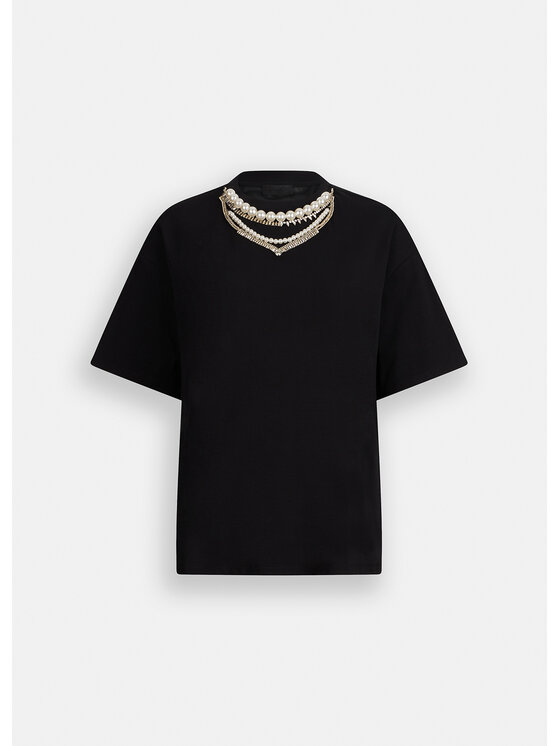 Liu Jo Liu Jo T-shirt CF5063J008822222 Nero Regular Fit