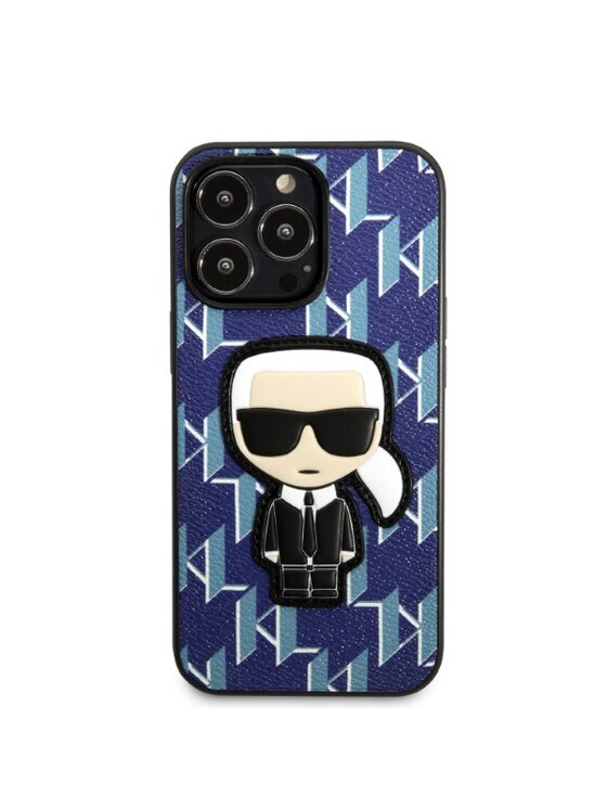 KARL LAGERFELD KARL LAGERFELD Etui na telefon iPhone 13 Pro Max Niebieski