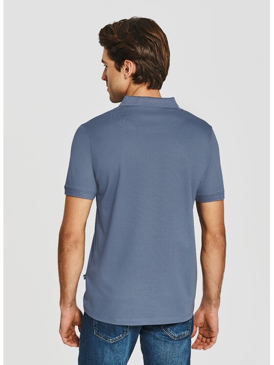 Pako Lorente Pako Lorente Polo P26SF-TX-012 Niebieski Classic Fit